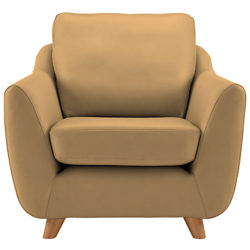 G Plan Vintage The Sixty Seven Leather Armchair Capri Leather Sand